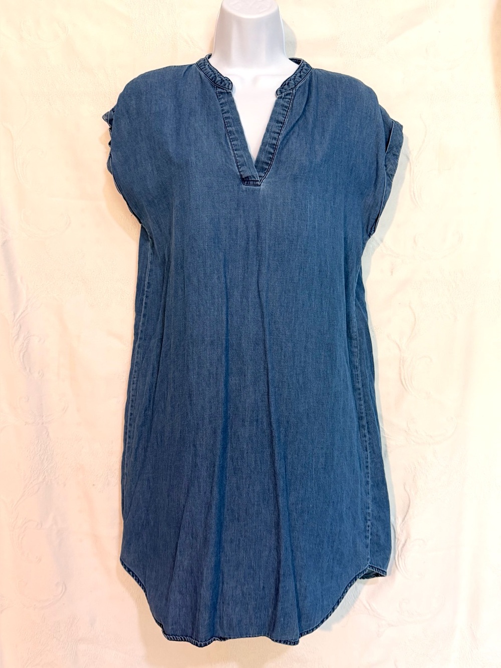 No Boundaries Light Blue Denim Tunic Dress D0045